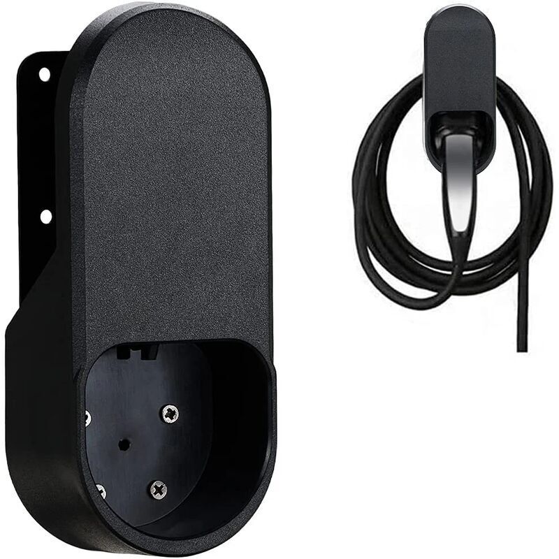 Wandanschluss für Ladekabel von Elektrofahrzeugen, Kabelhalter für Elektroautos, Wandhalterung für Ladekabel, geeignet für die meisten