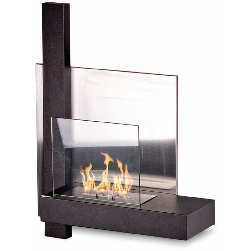 Divina Fire - Bioethanol-Wandkamin 'Vienna' aus Stahl 3,5 Kw Moderne Einrichtung