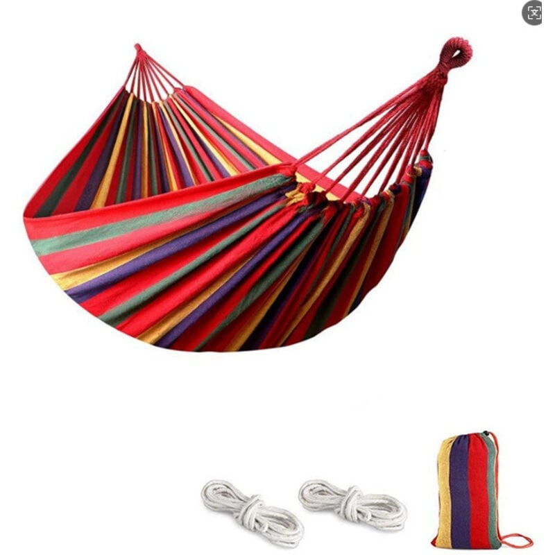 Camping Hängematte, Outdoor Hängematte 190 x 80 cm, Maximale Tragkraft 150 kg für Reise, Garten und Strand