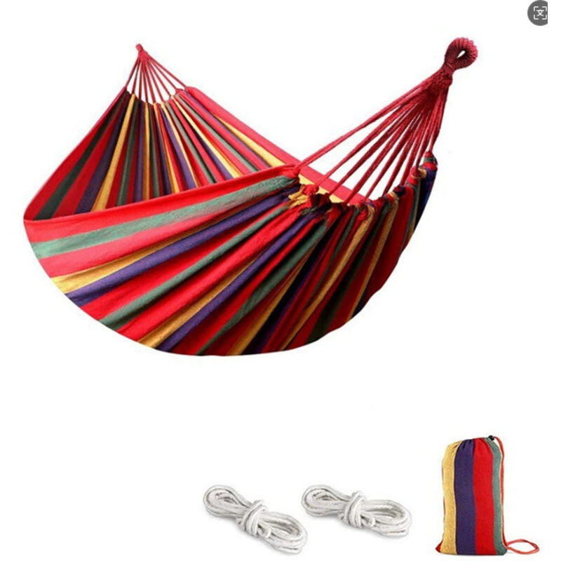 Camping Hängematte, Outdoor Hängematte 200150 cm, Maximale Tragkraft 150 kg für Reise, Garten und Strand