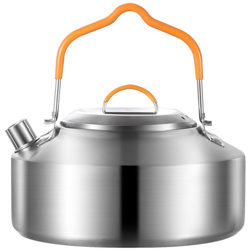 Camping Teekessel Kaffeekanne Wasserkocher Outdoor Geschirr Set Teekanne und Edelstahlbecher Camping Kochgeschirr Set idea für Outdoor Picknick