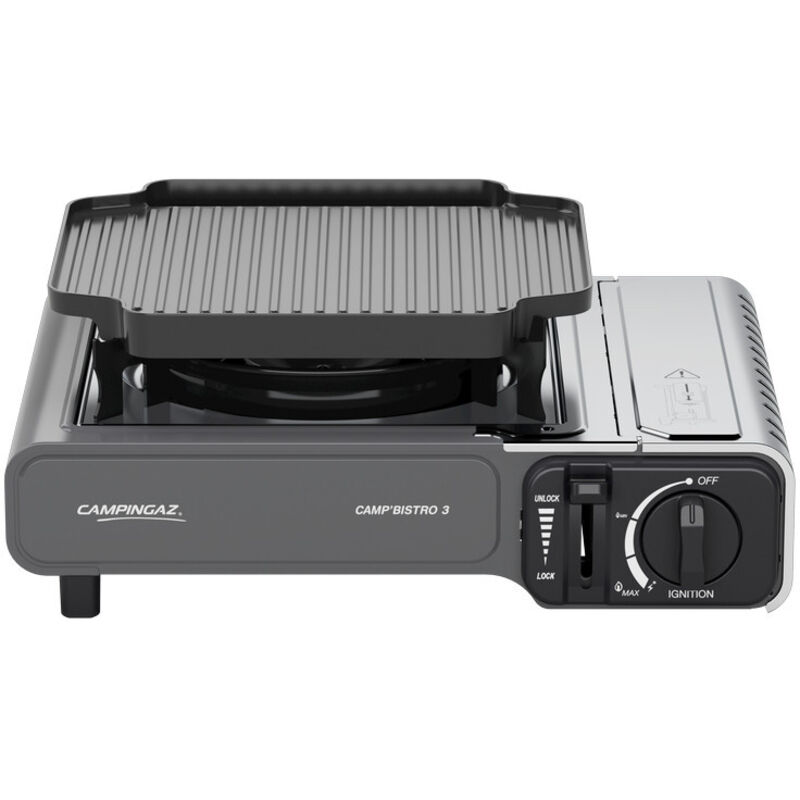 Campingaz Camp Bistro 3 Kocher, Grillplatte Gaskocher