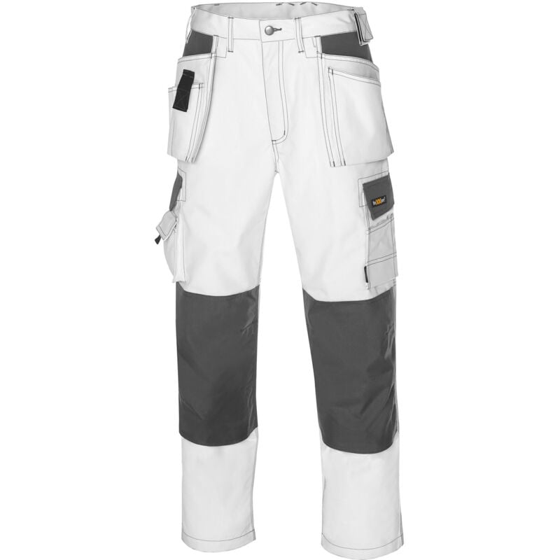 TeXXor Arbeitshose Twill Bundhose Panama Canvas 98 weiß 431498