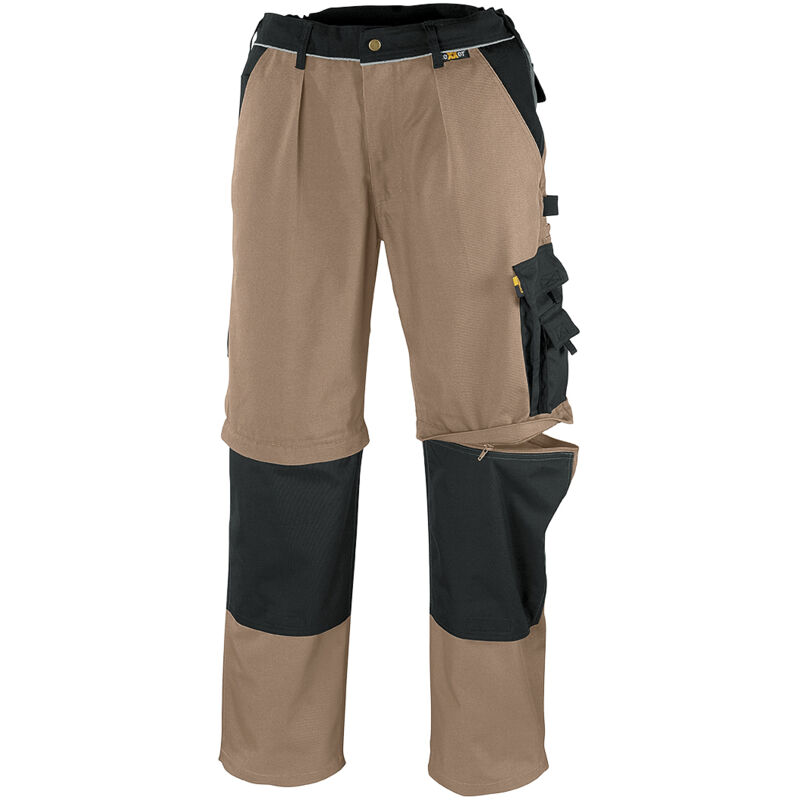 Arbeitshose Canvas 2-in-1 Bundhose khaki/schwarz Größe 30