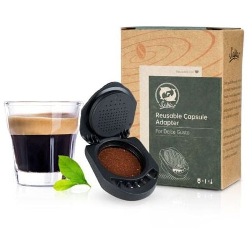 ZVD - Capsules de café rechargeables pour Dolce Gusto, réutilisables, adaptateur journalier, compatible avec Genio, accessoires pour machine à café