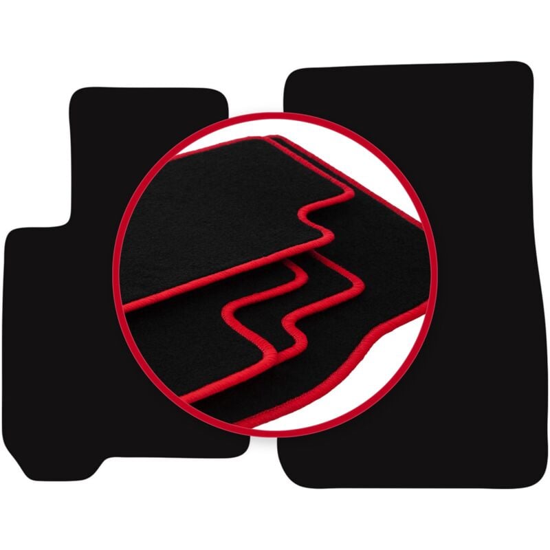 CARLUX-RED Auto-Fußmatten für: BMW Z4 E89 0 (2009-2019)