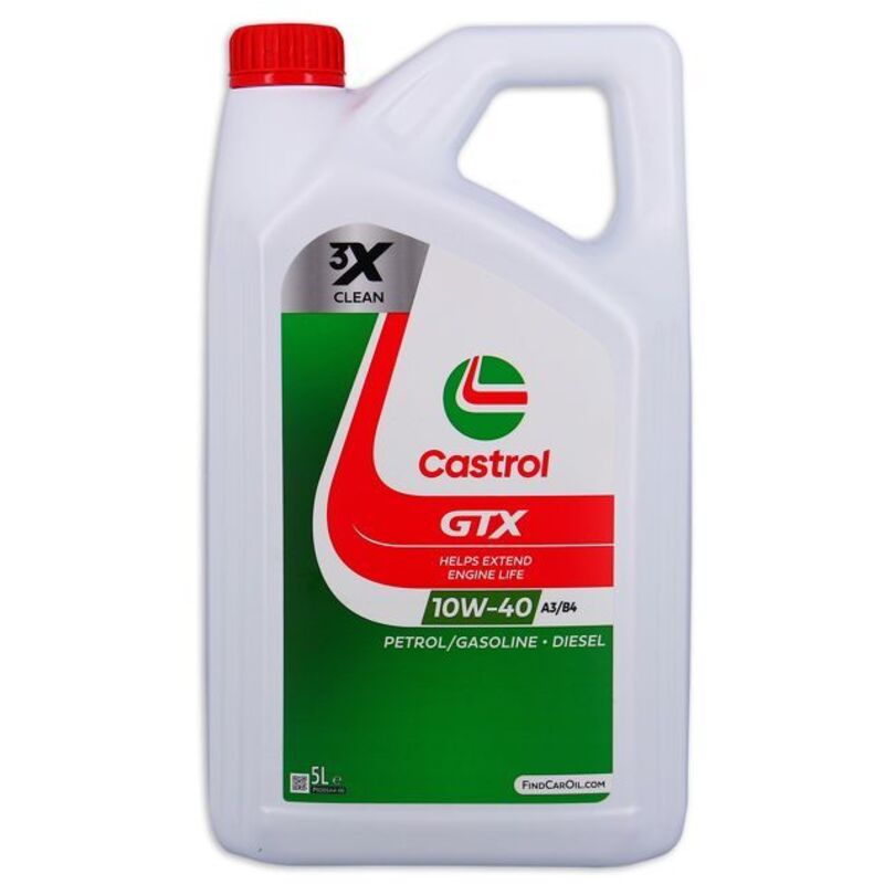 Motoröl gtx 10W-40 A3-B4 5L - Castrol