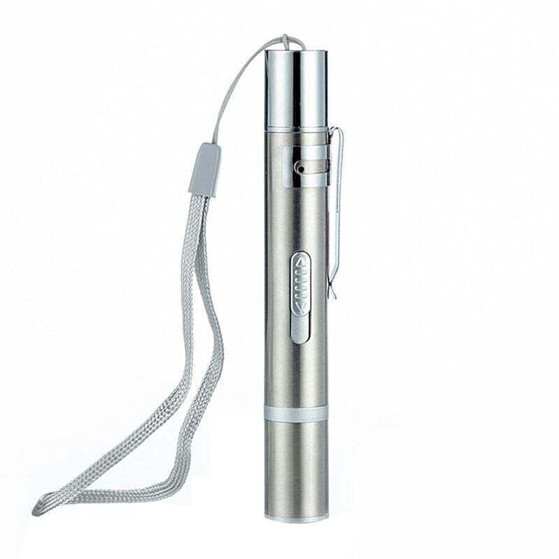 Cat 7-in-1 Laserpointer, UV, LED-Anzeige, einstellbar, USB, Silber