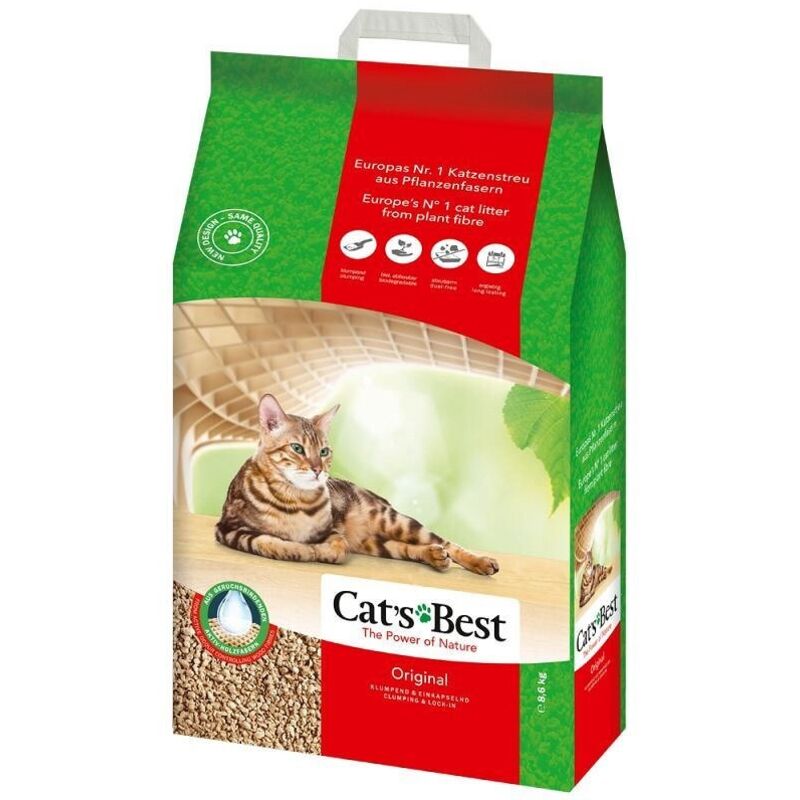 Cats Best Katzenstreu Original 100 % ökologisch 20 L Katzenstreu