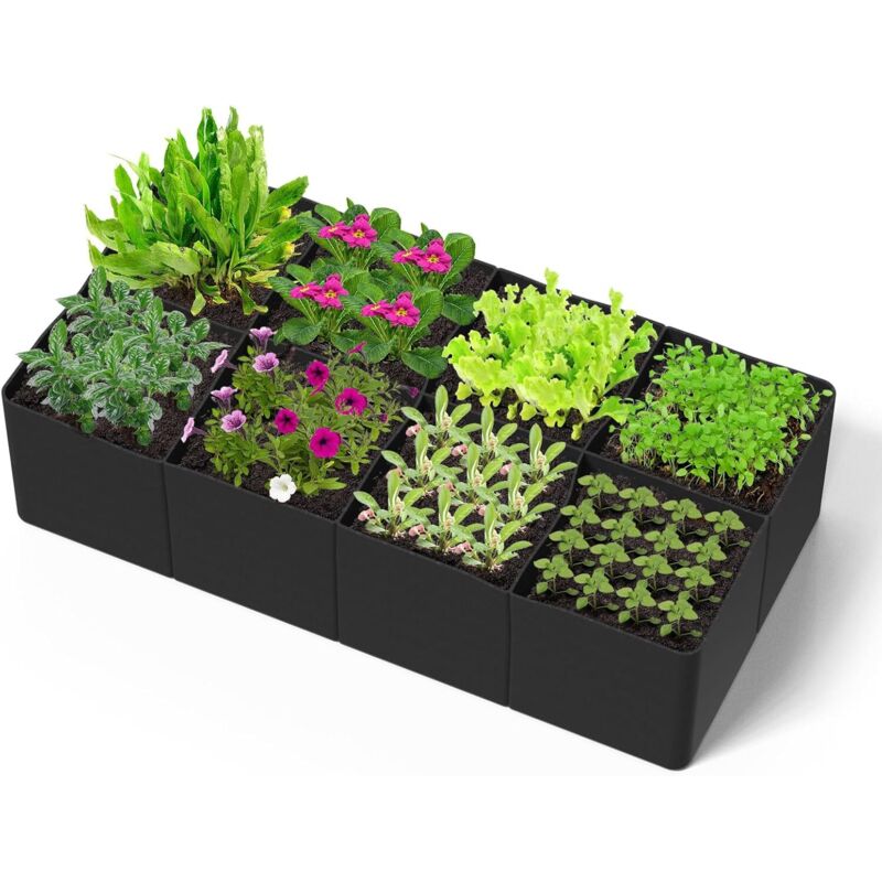 CCYKXA 180 90 30 cm Pflanzbeutel, Vlies-Pflanzbeutel, große Kapazität, Pflanzbeutel, Töpfe für Pflanzen, Blumen, Erdbeeren, atmungsaktiver