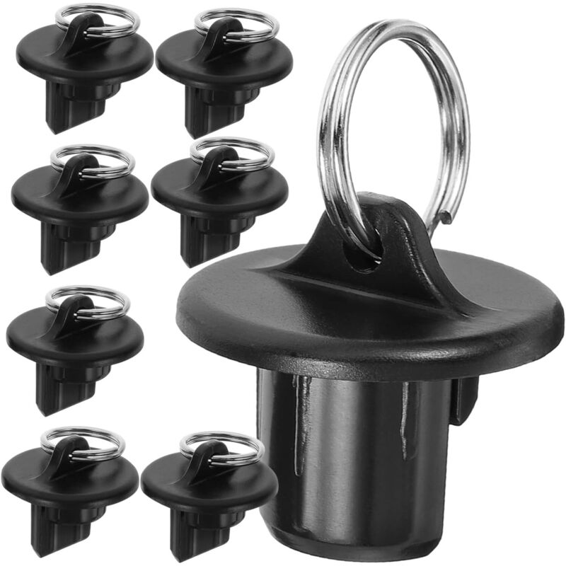 CCYKXA 8-teiliges Set mit elastischen Kordelstoppern für Rollos, robuste Endkappen für den Innen- und Außenbereich, stilvolles und langlebiges