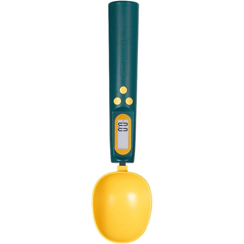 CCYKXA Elektronischer Messlöffel, 1000 g/0,1 g, USB-wiederaufladbare digitale Küchenwaage mit LCD-Bildschirm, Werkzeug zum Abmessen von Lebensmitteln