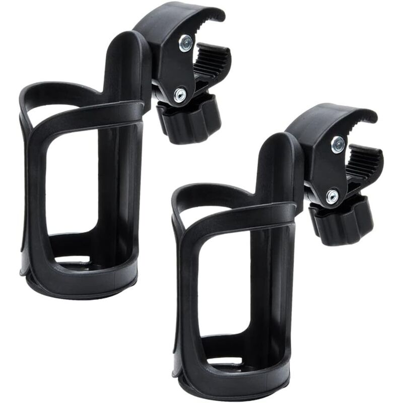 Fahrrad-Flaschenhalter, 2 Stück, Fahrrad-Getränkehalter, Fahrrad-Flaschenhalter, 360 Grad drehbarer Wasserflaschenhalter für Fahrräder,