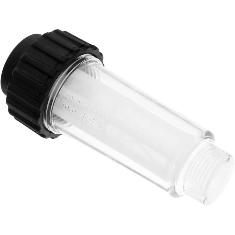 Ccykxa - Hochdruckreiniger-Zubehör, Gartenschlauch-Wasserfilter, flexibler Sedimentfilter, Gartenschlauch-Sedimentfilter, transparentes pp