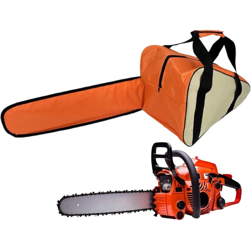 CCYKXA Kettensägen-Aufbewahrungstasche – Robuste, wasserdichte Transporttasche mit gepolsterter Innenauskleidung für 50-cm-Kettensägen, aus