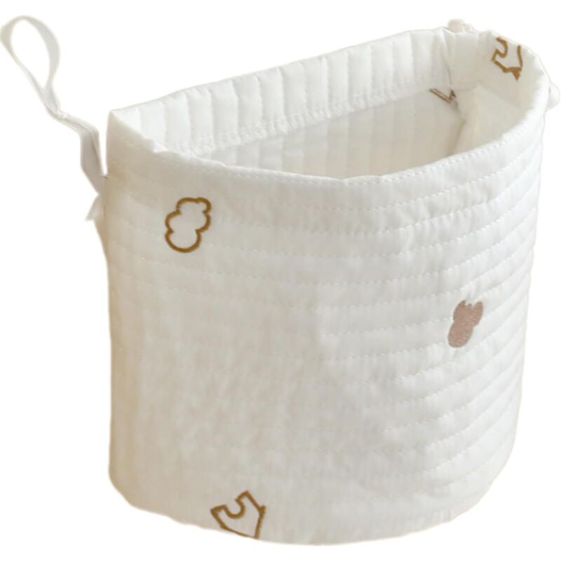 CCYKXA Kinderbett-Seiten-Organizer, leicht zu reinigen, hängende Aufbewahrungstasche für Windeln und Spielzeug