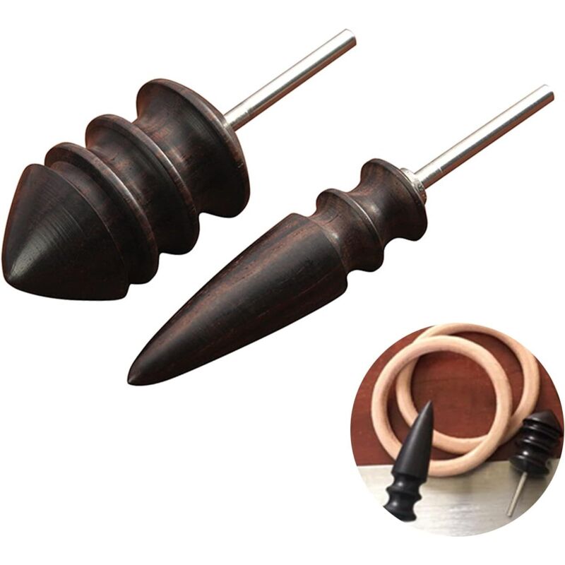 CCYKXA Lederpolierwerkzeug, Lederschaber, Lederhandwerkswerkzeug, DIY-Werkzeug zum Lederschnitzen, Lederpolierer, Lederspitze, Glätteisen,