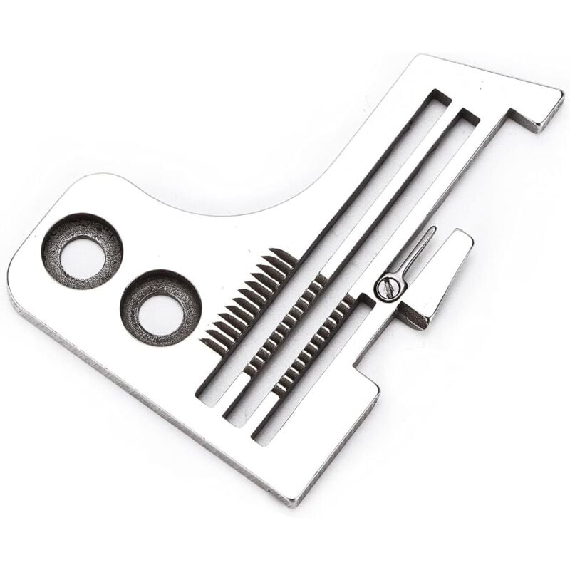 CCYKXA Nähmaschinenzubehör aus Edelstahl, Stichplatte, einfach zu bedienen, zu installieren, Kleinteile für Vierfaden-Overlock-Nähmaschine