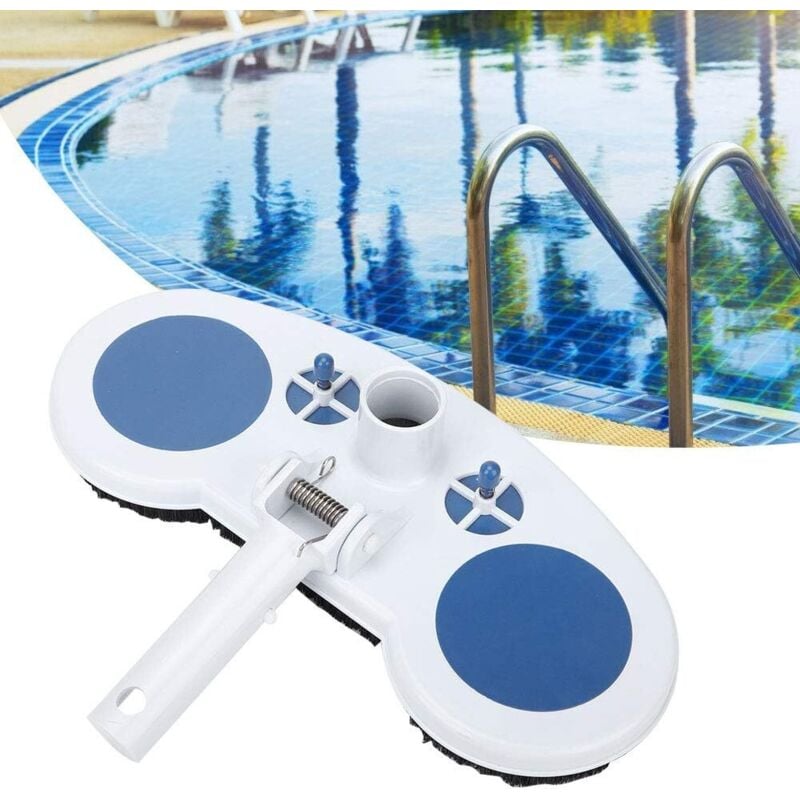 Ccykxa - Pool-Reinigungsbürste, kleiner Schwimmbad-Staubsauger, Schwimmbad-Besen, Pool-Staubsauger-Bürsten für Schwimmbad, Pool-Saugkopf,