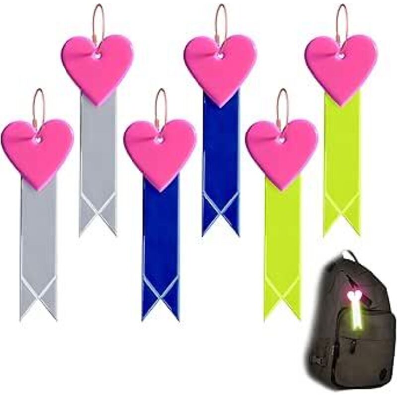 CCYKXA Reflektierende Anhänger und Reflektoren für Schultaschen, Rucksäcke und Laufbekleidung reflektierende Schlüsselanhänger für Schultaschen,