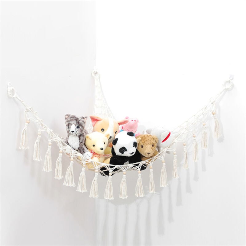 CCYKXA Spielzeug-Hängematte für Kuscheltiere, Aufbewahrung, Hängematte, Plüschtier-Aufbewahrung, Teddybär-Aufbewahrung, Hängematte, Plüschnetz,