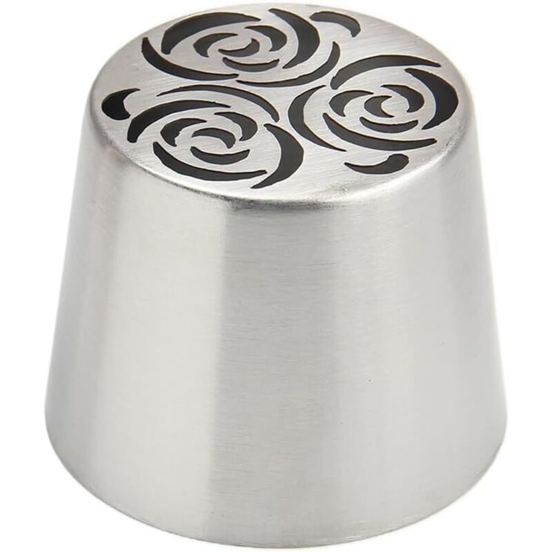 CCYKXA Spritztüllen, extra große russische Spritztüllen für Zuckerguss, Edelstahl, Tortendekorationswerkzeug für Buttercreme, Cupcakes und Kekse.