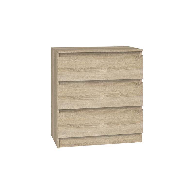 Cdf Kommode Malwa M3 Farbe: Eiche Sonoma Schrank für Dokumente, Kleinigkeiten Ideal für Wohnzimmer, Schlafzimmer, Kinderzimmer, Jugendzimmer und Büro