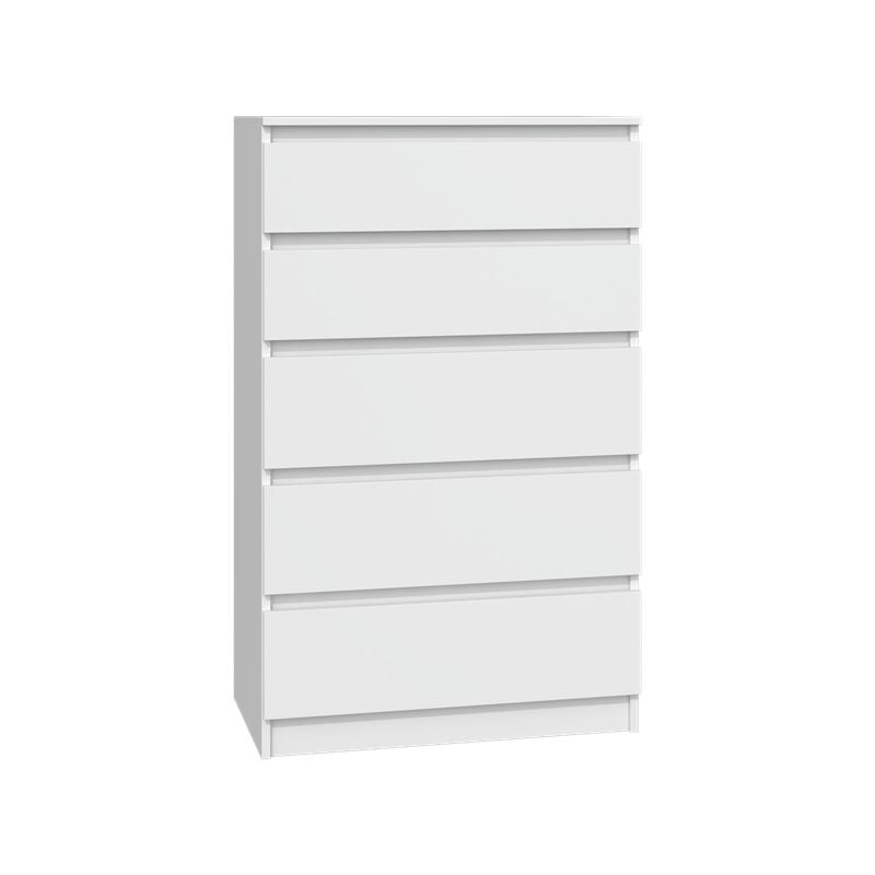 Cdf Kommode Malwa M5 Farbe: Weiss Schrank für Dokumente, Kleinigkeiten Ideal für Wohnzimmer, Schlafzimmer, Kinderzimmer, Jugendzimmer und Büro 5