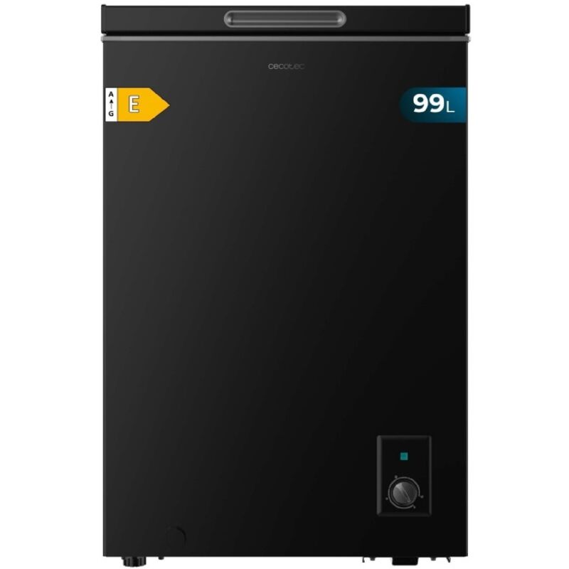 Cecotec Gefrierschrank Horizontal De 99 L Bolero Kühltruhe 99 Schwarz E. Schwarzes Finish, 83,5 cm De Hoch, umbaubar zum Kühlschrank und