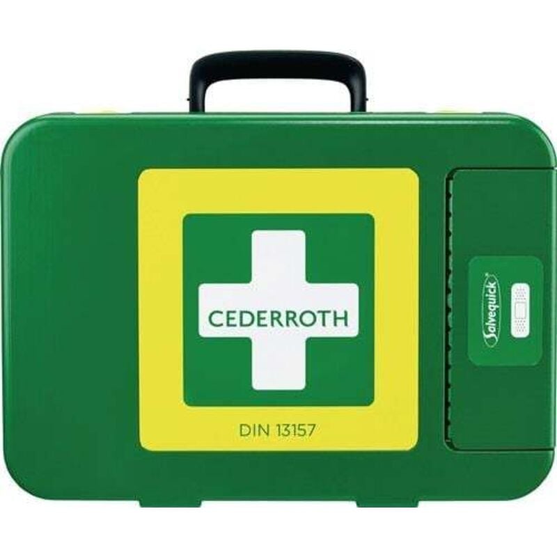 Erste Hilfe Koffer First-Aid-Kits B300xH420xT118ca.mm grün