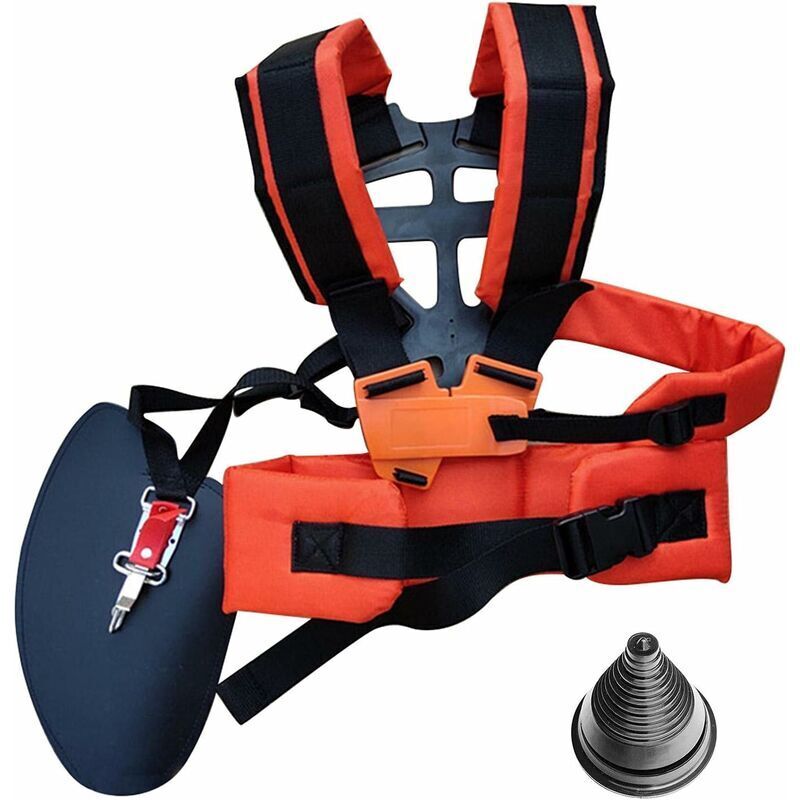 Doppelt gepolsterter Freischneider-Gürtel, robuster, verstellbarer Nylon-Gürtel für Garten-Freischneider