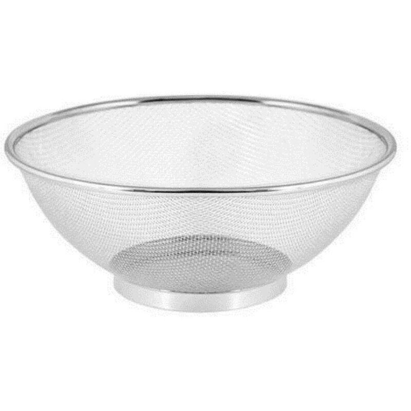 Trade Shop Traesio - Trade Shop - Korbsieb, rund, für Nudeln und Gemüse, Durchmesser 25 cm -