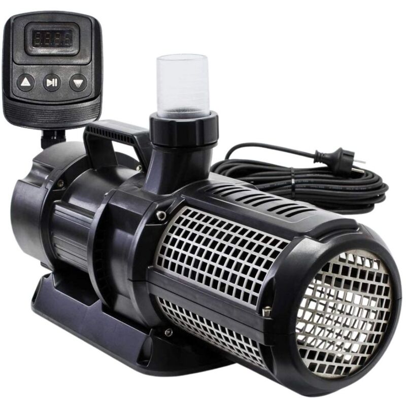 CET-35000T regelbare Eco Teichpumpe 45-450 Watt 13000 bis 32000 L/h