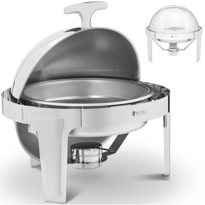 Chafing Dish Rechaud Wärmebehälter Speisenwärmer Speisewärmer Kugel 6 l