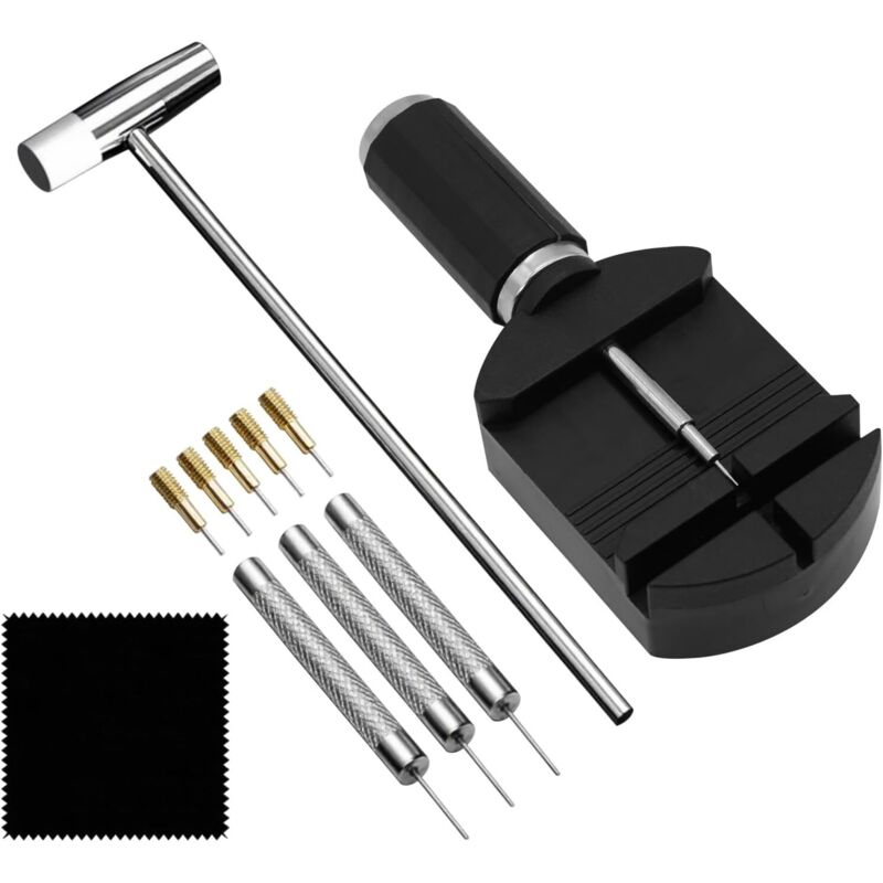 Stiftaustreiber für Uhren, Armbandwerkzeug, Uhrmacherwerkzeuge zum Anpassen und Kürzen von Armbändern, Entfernen von Gliedern und Zerlegen von Uhren,
