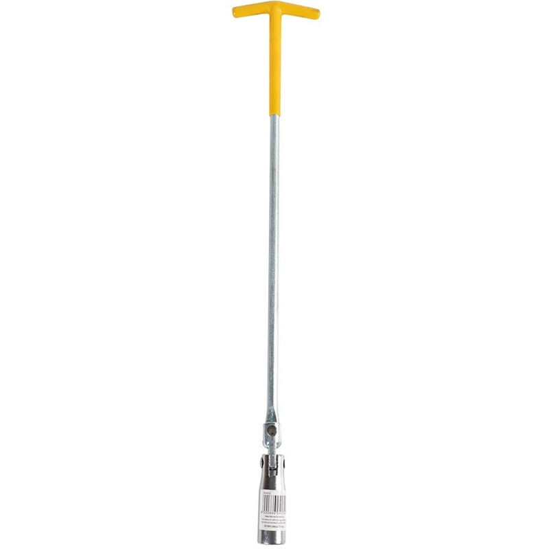 Trade Shop Traesio - Trade Shop - key candela snodata 50CM diametro 16 mm maintenance auto impugnatura gommata -