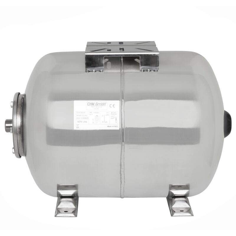 CHM GmbH Edelstahl Membrankessel 50 L, Druckkessel Hauswasserwerk Drucktank
