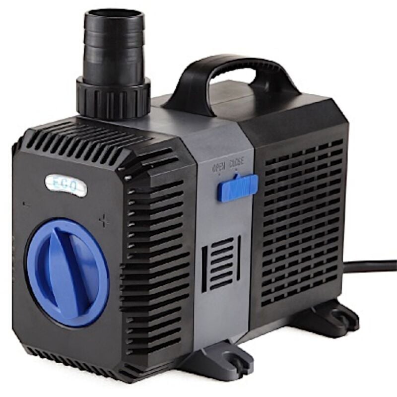 GmbH Eco Teichpumpe 10 Watt Bachlaufpumpe Filterpumpe 3000l/h Pumpe Aquarium - CHM