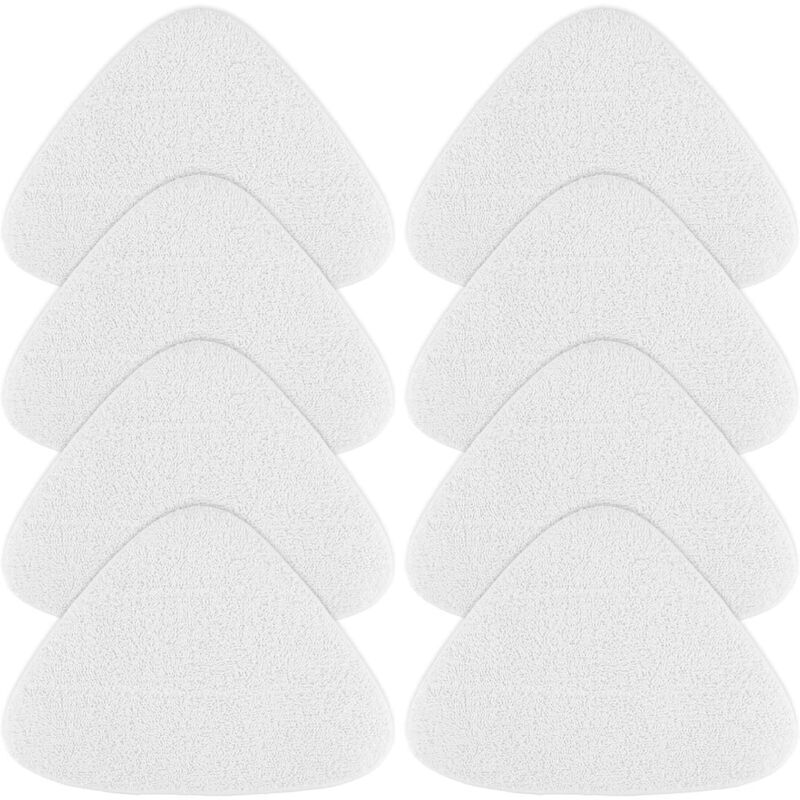 CHOYCLIT 8-teiliges Vileda Steam Mop-Nachfüllset, Mikrofaser-Moppbezug, kompatibel mit Vileda Steam und Vileda Steam Plus Dampfreinigern