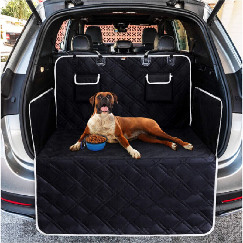 CHOYCLIT Autozubehör für Hunde Kofferraumschutz für Hunde mit universellem Seitenschutz - Robuste Schutzmatte für Hunde, 185 x 103 cm