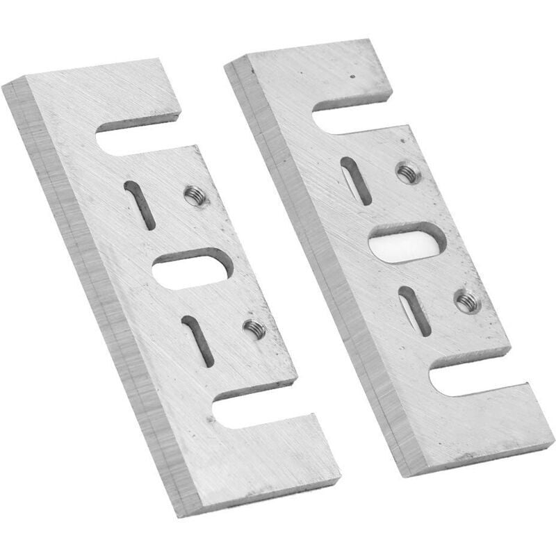 CHOYCLIT Er, Makita Wendemesser 82Mm, Makita1900B, Fer Rabot 82Mm, Lame Planer Hitachi 82Mm, Lame Planer Makita Ein Paar Hss Zimmerei-Ersatzklingen