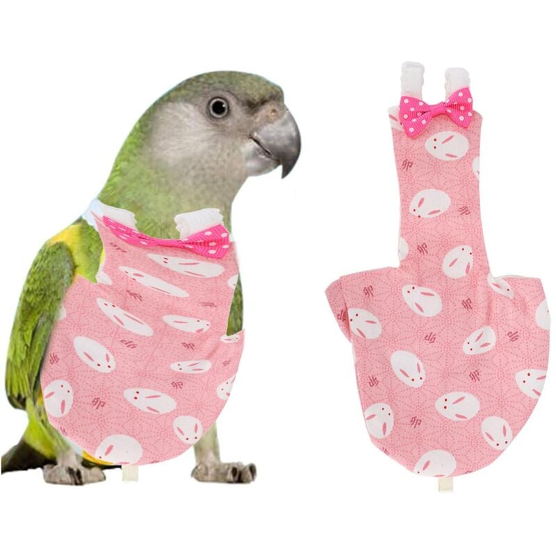 Zoternen - Cikonielf Vogel Windel Papagei Stoffwindeln waschbar atmungsaktiv Papageien Windeln Vogel Fliegende Kostüm für Vögel Wellensittich