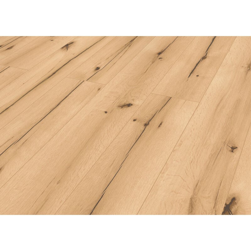 Classen Laminat edition 7+2 mit Trittschalldämmung Eiche Burnell Laminat