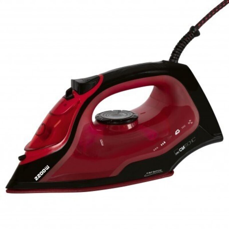 Db 3752 Dampfbügeleisen Schwarz, Rot 2200 w - Clatronic