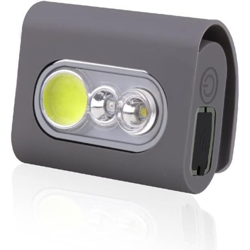 Clip-on-Lauflicht, 2000 Lumen, Sicherheits-Jogging-LED mit leistungsstarkem Magnetclip, wiederaufladbare USB-Nachtlichter für reflektierende Westen