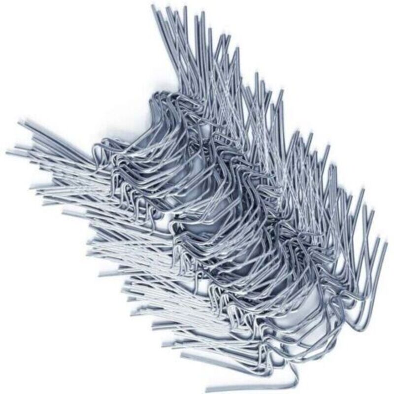 50 Stück Edelstahl-Garten-Gewächshaus-Verglasungsclips Polycarbonat-Blatt-Befestigungsclips Gewächshaus-Klemmen W--INHHUB