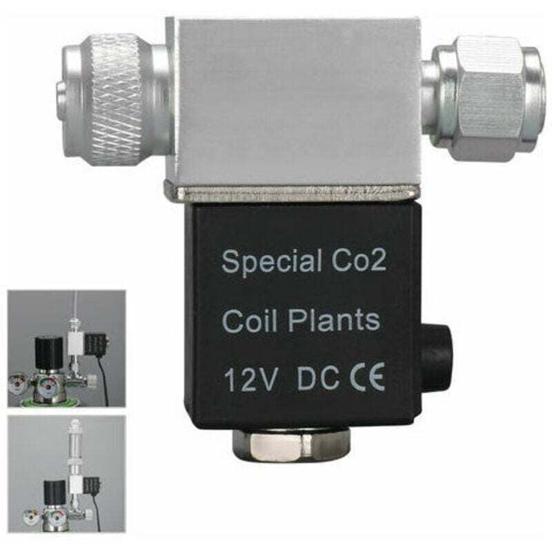 CO2-Flasche und Aquarium-Zubehör, Aquarium-Magnetventil, CO2-System-Regler, dc 12 v Ausgang, Anschluss M10 1 Außengewinde, Einzelkopf, leise Version