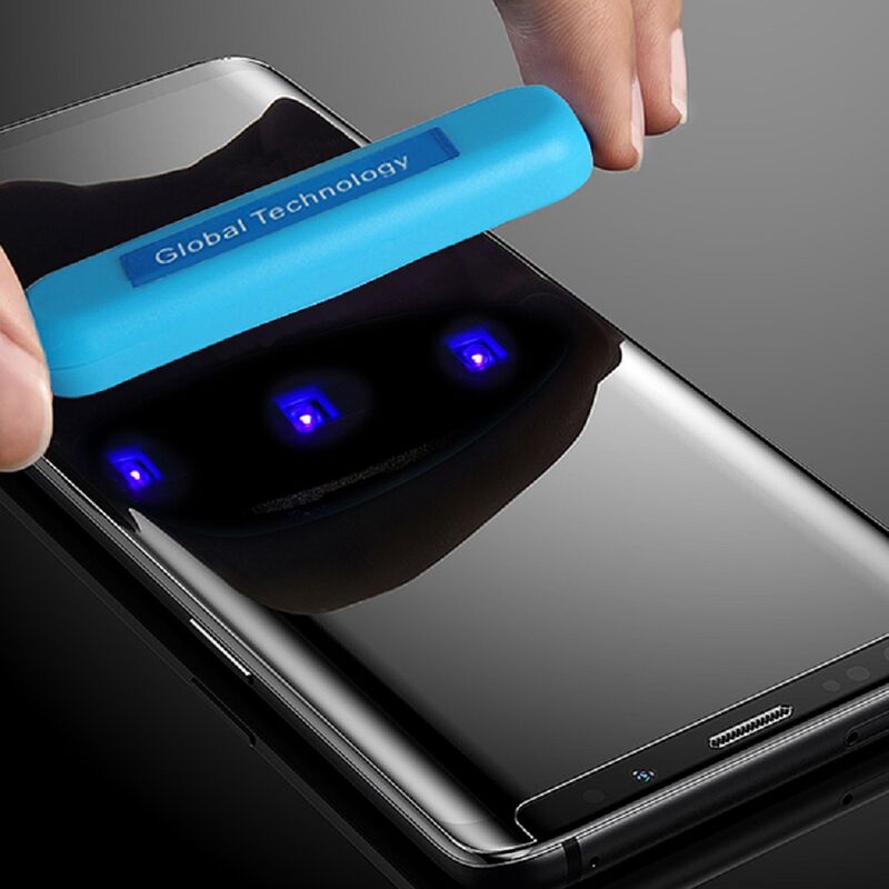 Cofi 1453 - cofi1453 Panzer Schutzglas kompatibel mit Samsung Galaxy S8 (G950F) mit Kleber & uv 3D Curved Panzerglasfolie Display Schutzfolie Volle