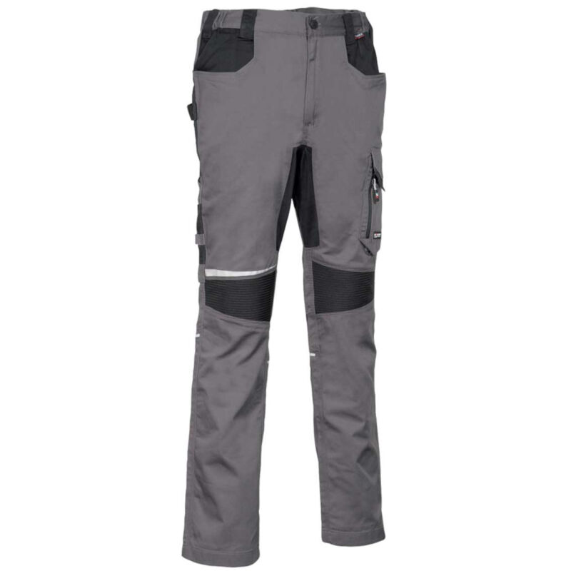 Cofra Arbeitshose Knien aus Rippstrick, Stretch anthrazit 54