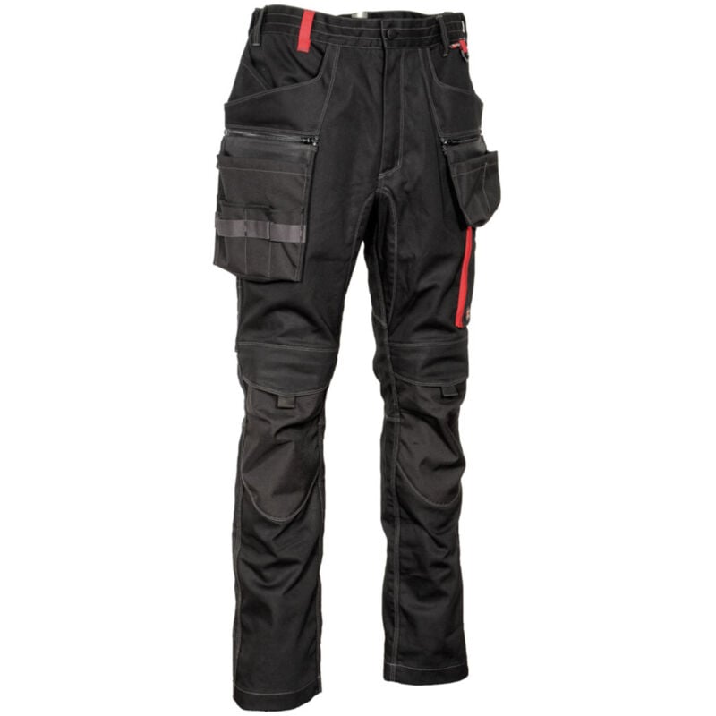 Cofra Arbeitshose Stretch, mit Nageltasche schwarz 60